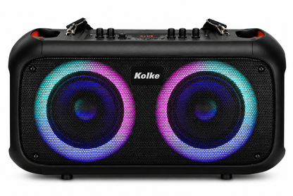 Parlante Kolke Party Dual KPB-515 Doble 6.5" 100W con Micrófono Inalámbrico