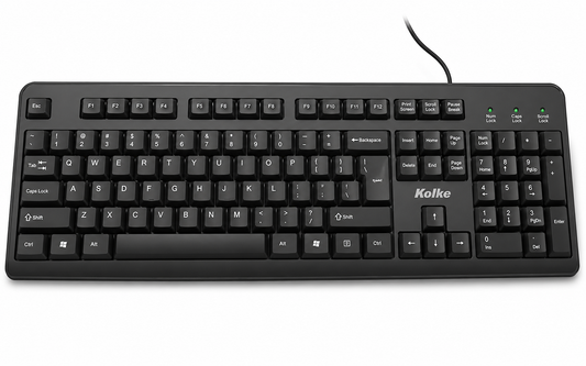 Teclado Multimedia Kolke KET-701 Español USB 105 Teclas