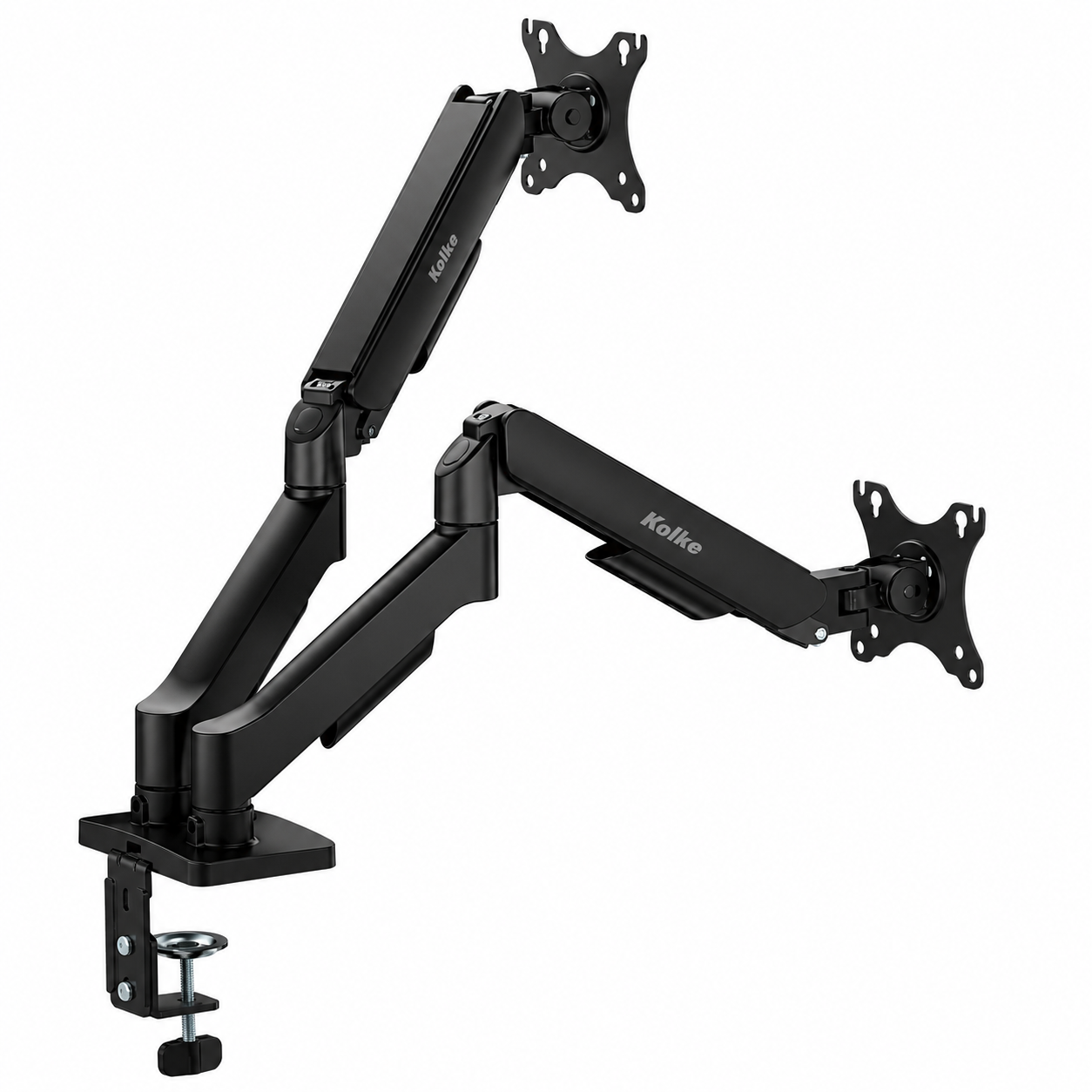 Soporte Doble para Monitor Kolke KVS-785 con Brazos a Gas para 17" a 32"