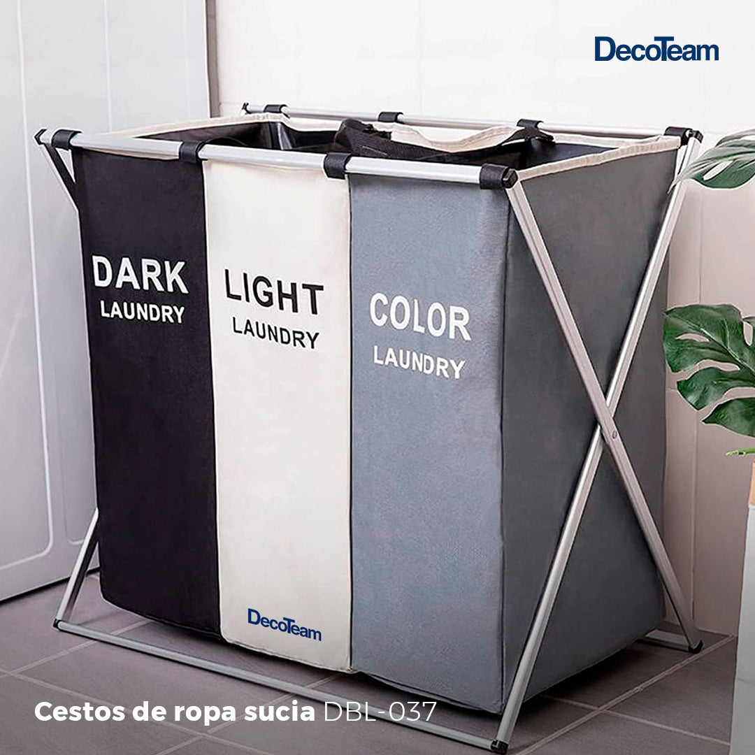 CESTO DE ROPA SUCIA DECOTEAM DBL-037
