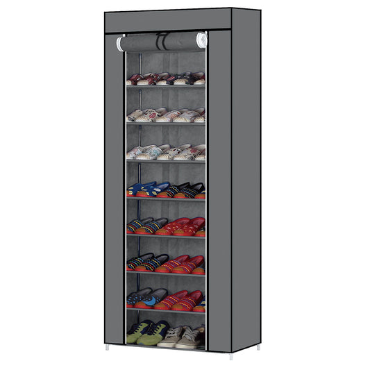 ESTANTERIA TNT DECOTEAM 8 ESTANTES DME-011 GRIS