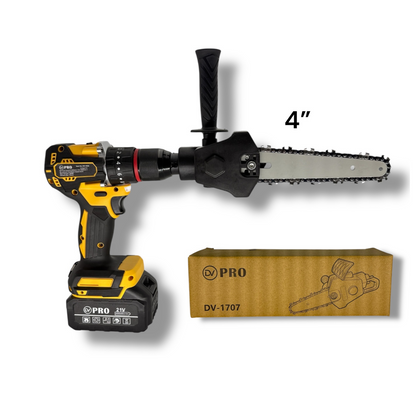 Adaptador de Taladro a Motosierra 4” DV-1707 Poda Precisa