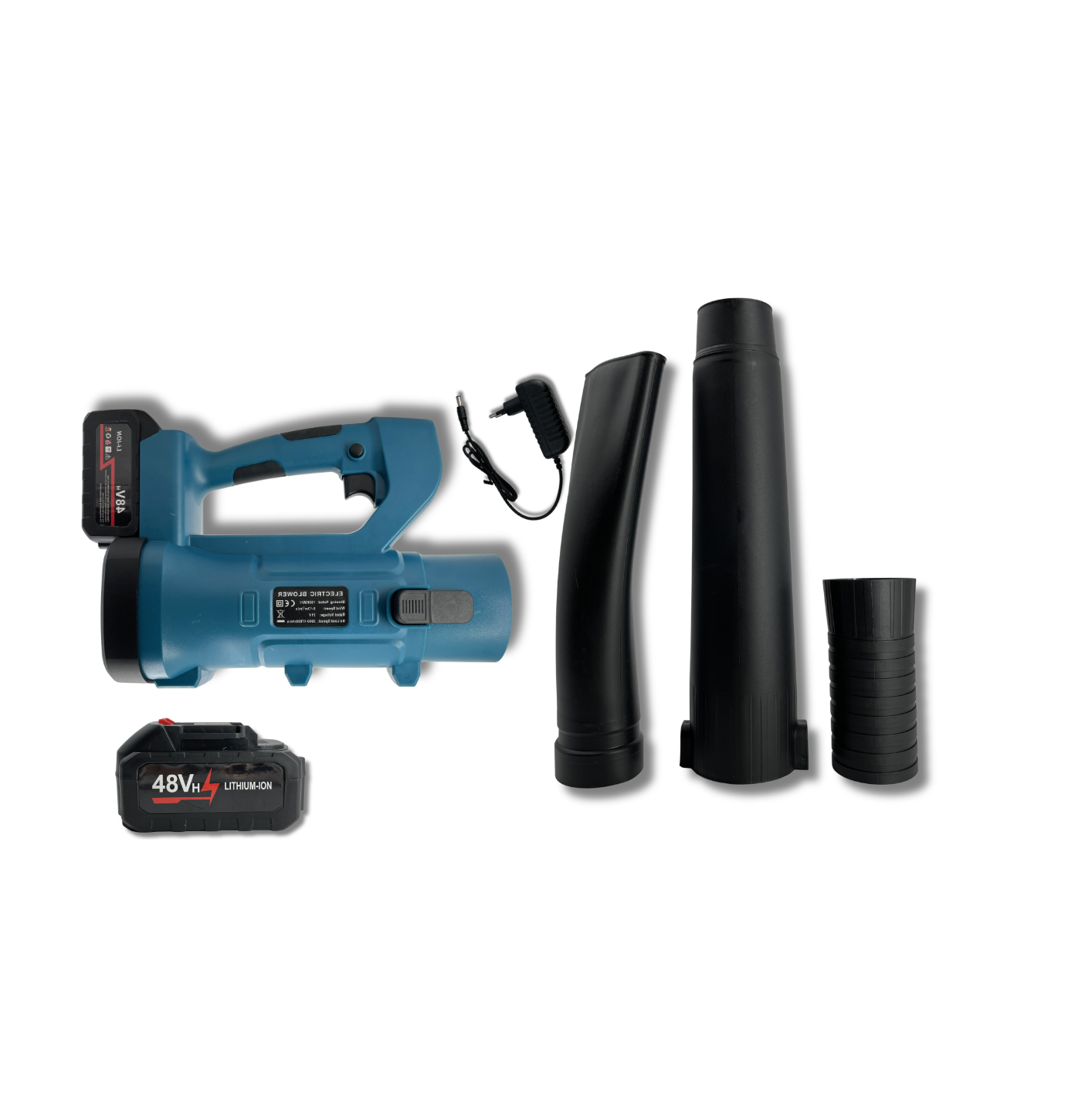 Soplador Aspirador Inalámbrico PRO 48V Soplete Grande 2 en 1 8774-2