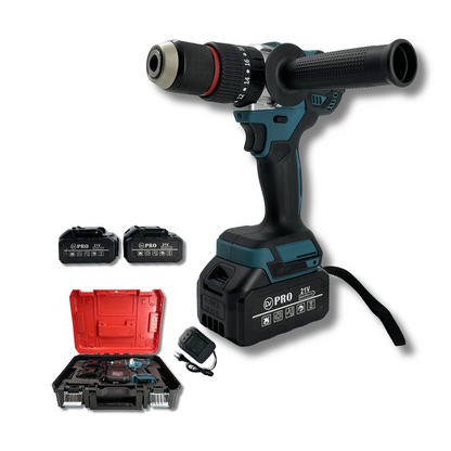 Taladro Percutor Inalámbrico Brushless DV-6013B  150Nm 13mm con Maletín y 2 Baterías