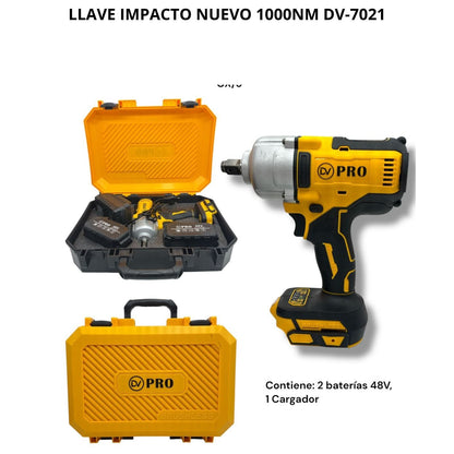 Llave de Impacto Inalámbrica 48V DV-7021 1000Nm