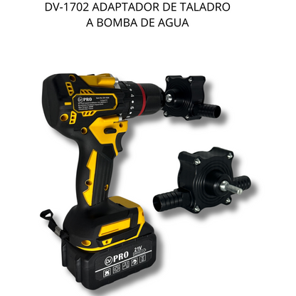 Adaptador de Taladro a Bomba de Agua DV-1702 Alta Transferencia