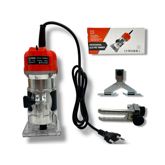 Tupía Eléctrico 6mm 860W DV-370 Fresadora de Mano para Carpintería