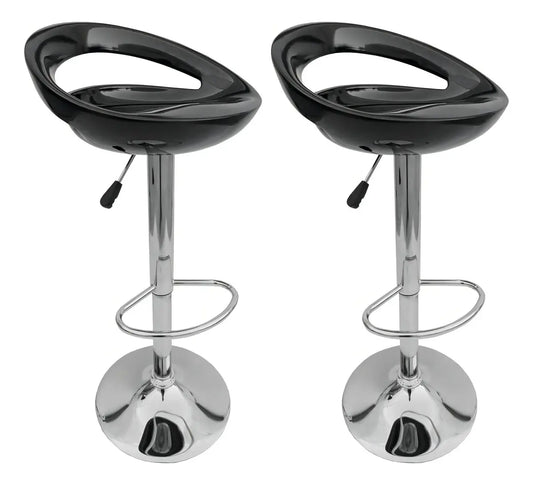 Set de 2 Sillas Butaca Bar SP-02 Negras