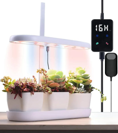 Plantera Smart Z249-2 Blanca con Cultivo Hidropónico LED