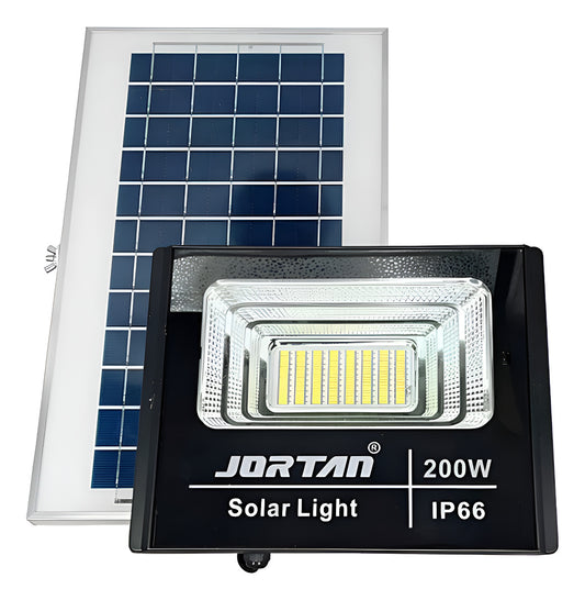 Reflector Solar LED 200W con Control Remoto – JORTAN TECH JT-YY200W