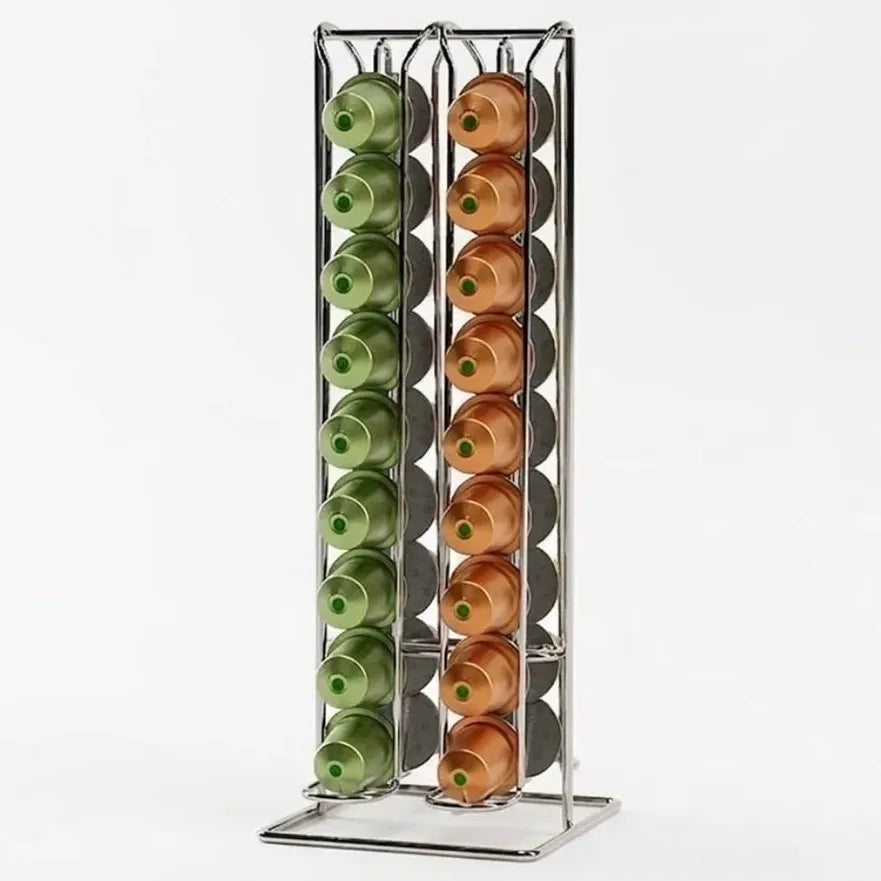 Soporte P/ Capsulas Nespresso Metal 10x13x30CM