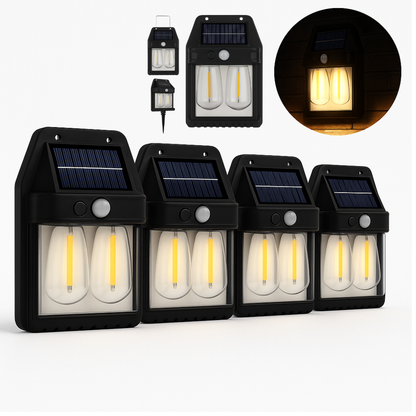 KIT X4 Lámpara Solar de Pared AFL8892