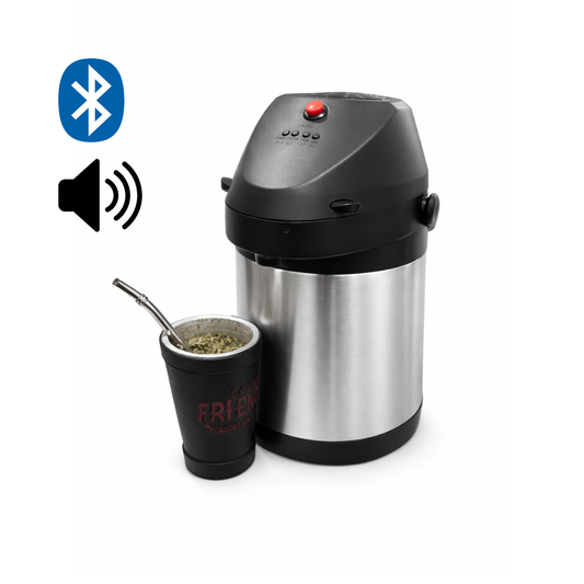 Termo Eléctrico con Speaker y Cebador Automático – 2.5L / 3L / 4L