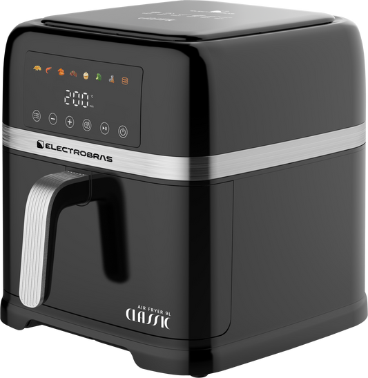 AIR FRYER DIGITAL CLASSIC - 9L DOBLE RESISTENCIAS DE CALOR PARTE SUPERIOR Y INFERIOR EBAF-89D