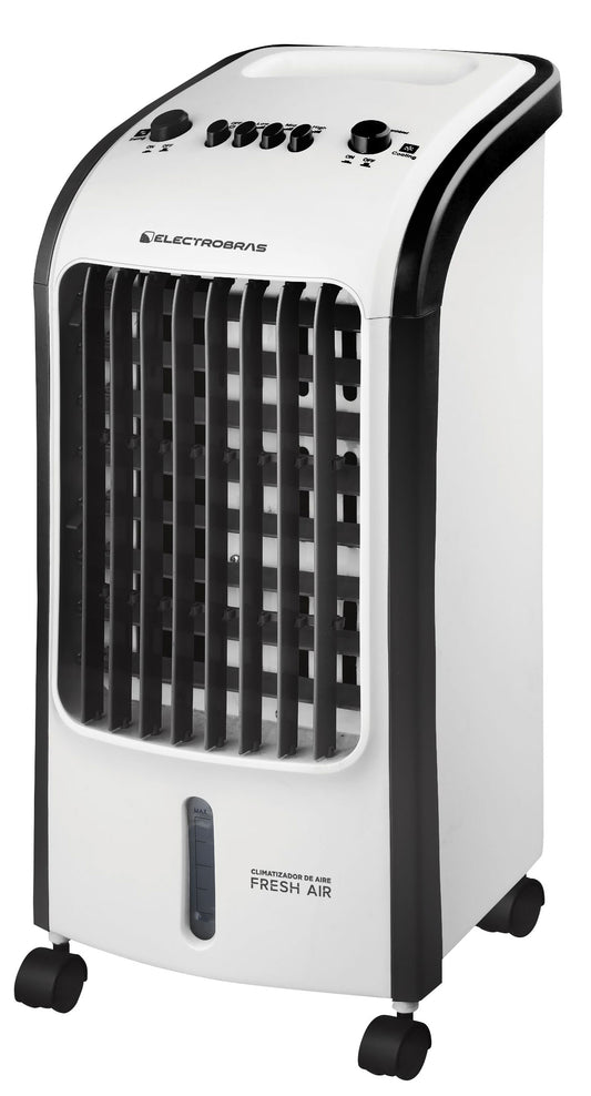 CLIMATIZADOR - FRESH AIR 4EN1: PURIFICA, ENFRIA, HUMIDIFICA Y VENTILA RESERVORIO DE AGUA 4 LITROS EBCA-01
