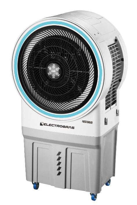 CLIMATIZADOR - FRESH BREEZE 4EN1: PURIFICA, ENFRIA, HUMIDIFICA Y VENTILA RESERVORIO DE AGUA 60 LITROS EBCA-06D