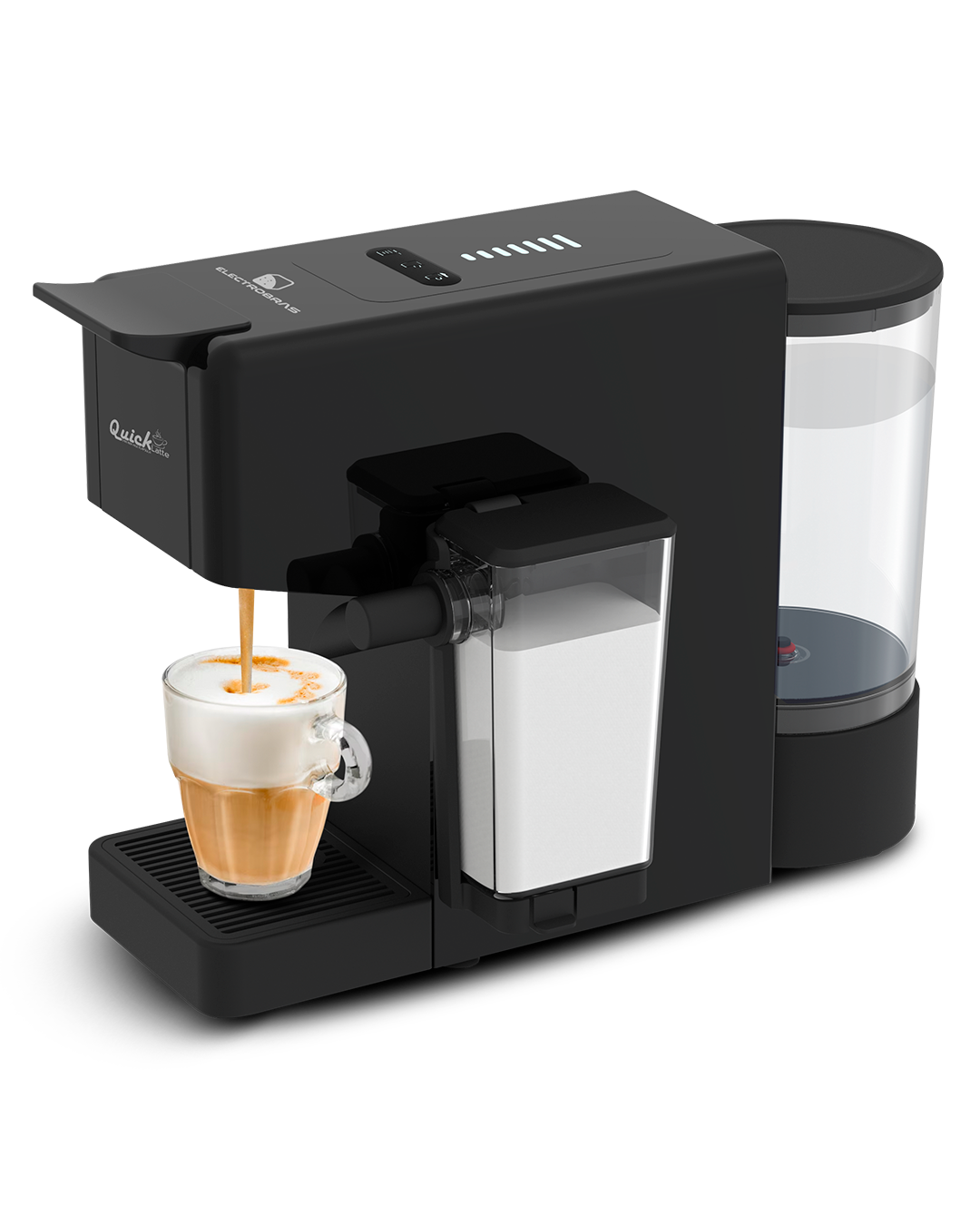 CAFETERA MULTICAPSULAS - 3 EN 1 QUICK LATTE EBCM-30