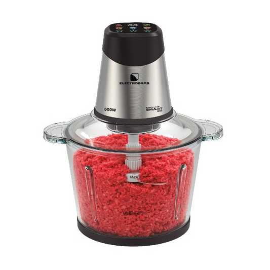 Picador de Alimentos Smart Chop 3L - Jarra de Vidrio 600W Electrobras
