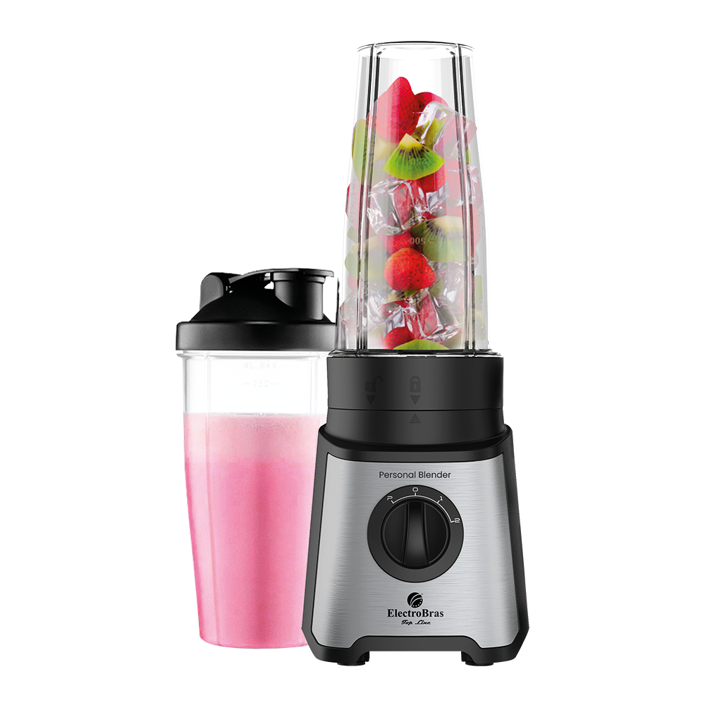 LICUADORA PERSONAL BLENDER 2 VASOS DE 750ML 350W EBPB-350