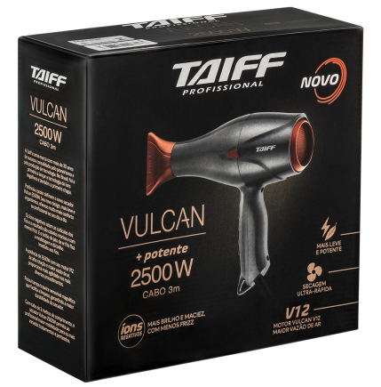 SECADOR - VULCAN 2500 WATTS CABLE 3 METROS VULCAN