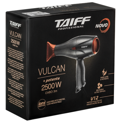 SECADOR - VULCAN 2500 WATTS CABLE 3 METROS VULCAN