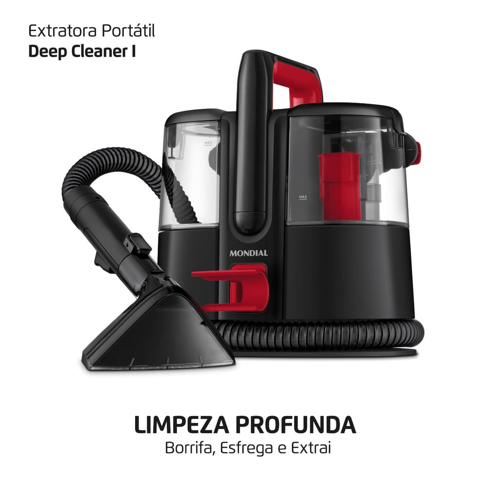 EXTRACTOR Y HIGIENIZADOR PORTATIL DEEP CLEANER I 1650W EXP-01-R
