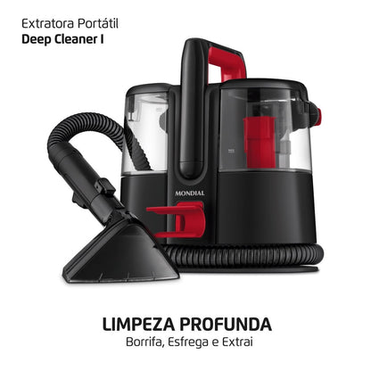 EXTRACTOR Y HIGIENIZADOR PORTATIL DEEP CLEANER I 1650W EXP-01-R
