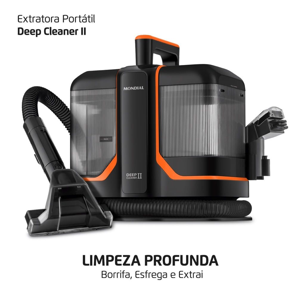 EXTRACTOR Y HIGIENIZADOR PORTATIL DEEP CLEANER II 1800W EXP-02-O