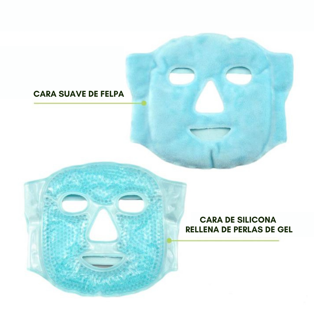 GlowCare™ – Mascarilla Facial Térmica Reutilizable