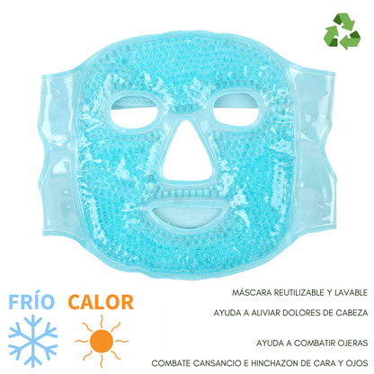GlowCare™ – Mascarilla Facial Térmica Reutilizable