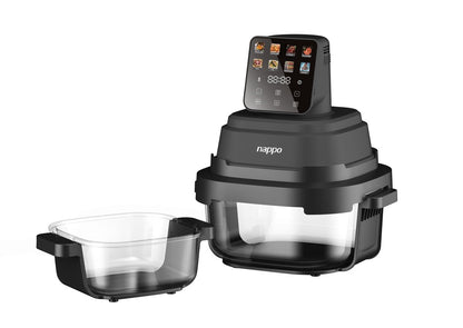 Freidora Digital SIN Aceite DE Vidrio 4L Nappo NEF-349