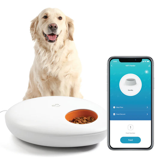 FeediFresh™ 5 – Comedero Inteligente con Control por Voz y 5 Bandejas Refrigeradas