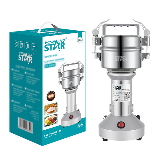 Molino de granos eléctrico Winning Star ST-9400 de acero inoxidable