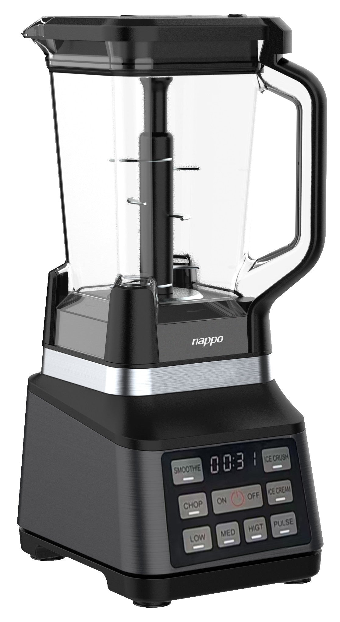 Licuadora Nappo Power Blade NEL-332 1500W con Display Auto-IQ