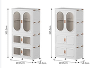 Armario plegable SATE JG2212-1-2 de 104,5 x 53,2 x 205,5 cm el más grande del lote