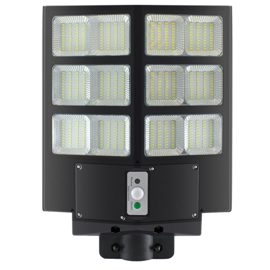 Lámpara solar LED de calle Jortan JT-BCRT-600W de 600W con poste