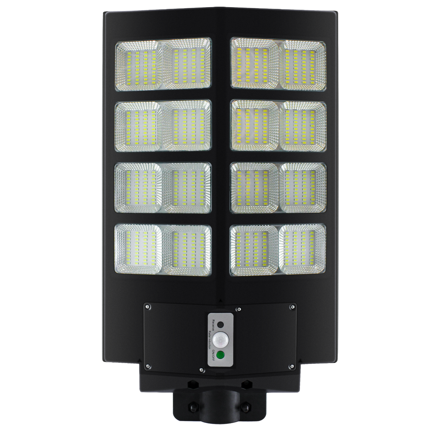 Lámpara solar LED de calle Jortan 800W con sensor de movimiento y control remoto