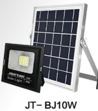 Reflector solar LED Jortan JT-BJ10W de 10W con IP66 y control remoto