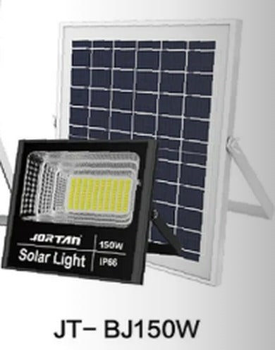 Reflector solar LED Jortan JT-BJ150W de 150W con panel integrado