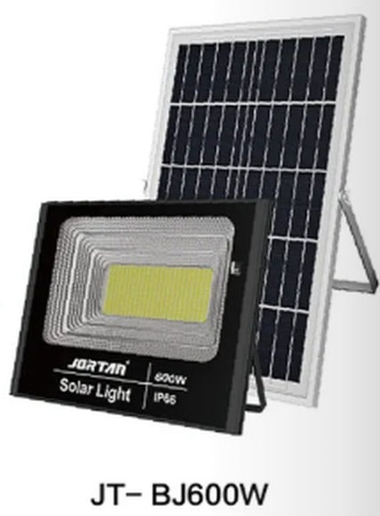 Reflector solar LED Jortan JT-BJ600W de 600W con control remoto e IP66
