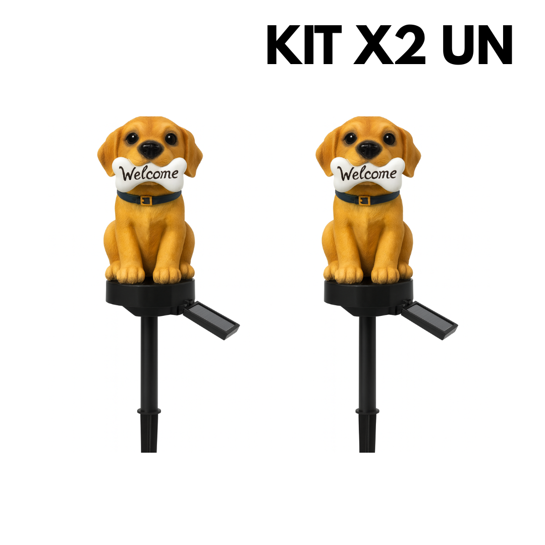 KIT X2 Luces Solares Decorativas con Diseño de Animales