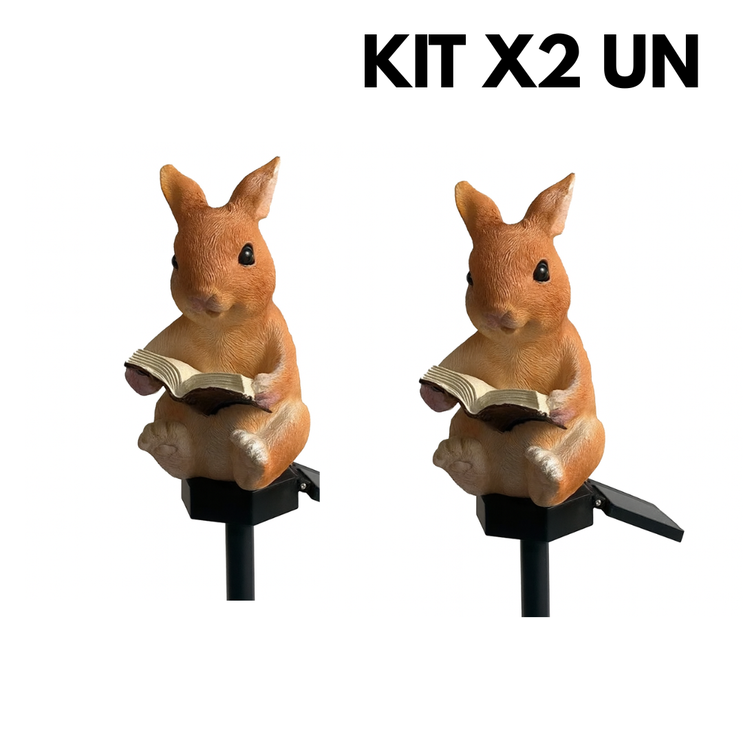 KIT X2 Luces Solares Decorativas con Diseño de Animales