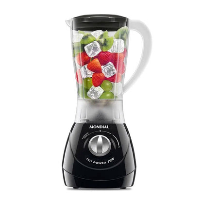 LICUADORA EASY POWER BLACK JARRA PP INQUEBRAVEL 2 VELOCIDADES - 550W L-550-B