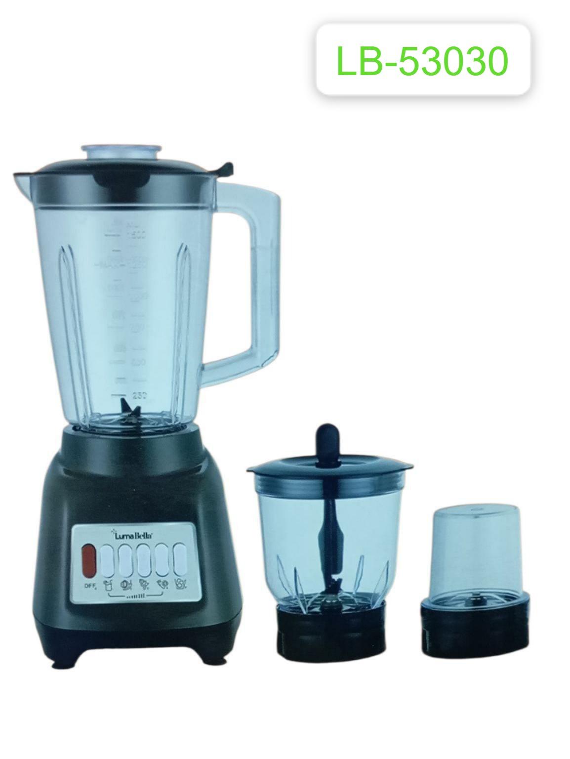 Licuadora Luma Bella LB-53030 3 en 1 con vaso picador y molinillo