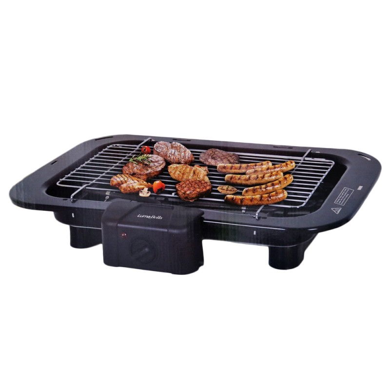 Parrilla eléctrica Luma Bella LB-58004 grill 2200W con rejilla cromada