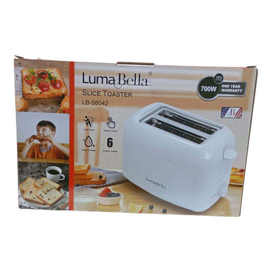Tostadora Luma Bella LB-58042 700W 2 Rebanadas