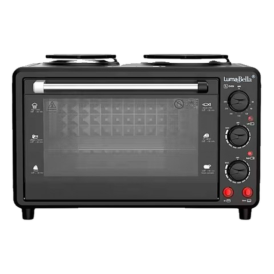 Horno Eléctrico Luma Bella LB-60003 30L con 2 Hornallas Incorporadas