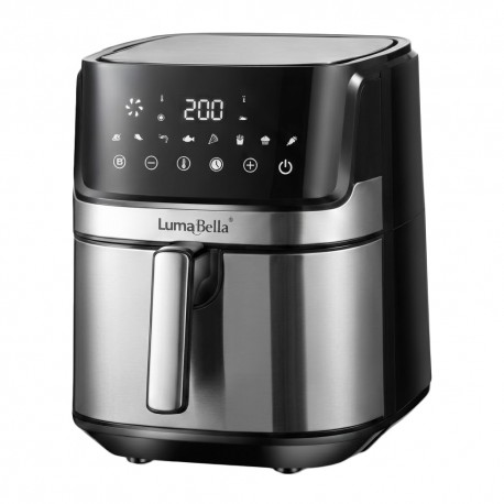 Freidora de aire Luma Bella LB-60012 de 9,5 litros en acero inoxidable