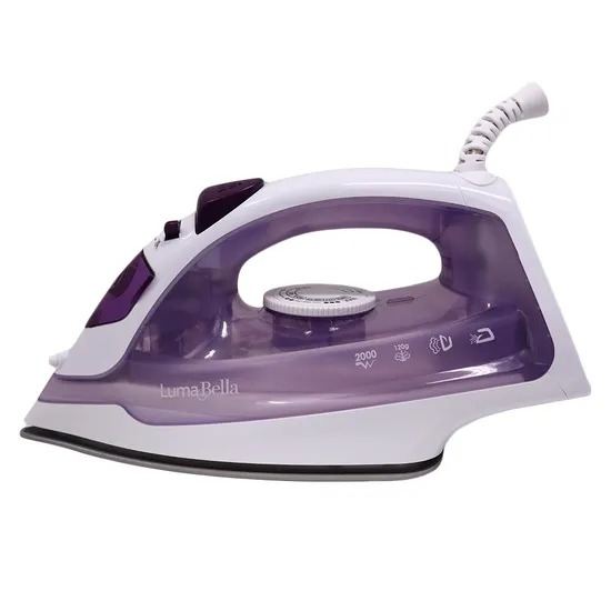 Plancha a vapor Luma Bella LB-6009 de 2000W con golpe de vapor de 120 gramos