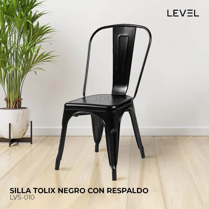 SILLA TOLIX LEVEL CON RESPALDO (NG)